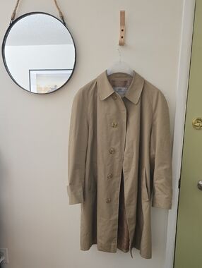 Aquascutum London Tan Trench Coat